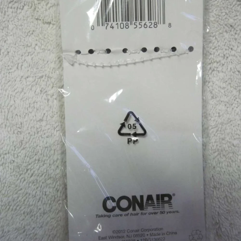 4 Conair Black Flat Wide Metal No Dent Pins Slides Leave No Creases Secure Hold